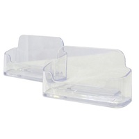 BUSINESS CARD HOLDER CLEAR SINGLE