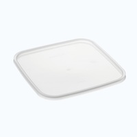 WHITE LID FOR REUSABLE WHITE FOOD TUBS
