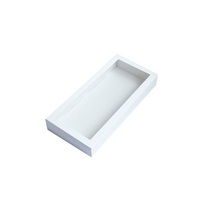 WHITE CATER TRAY LARGE 560X255X80MM