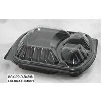 LID FOR 3 COMPARTMENT OVAL LUNCHBOX
