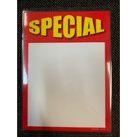 LAMINATED CARD A5 SPECIAL RED