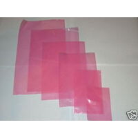 BAG PUNCHED 8X12IN 200X300MM PINK TINT