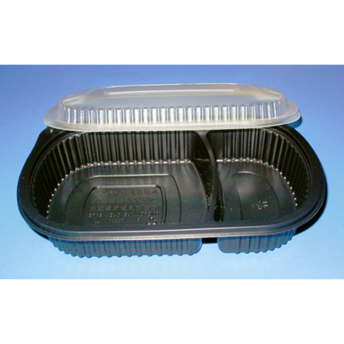 LID FOR 2 COMPARTMENT OVAL LUNCHBOX