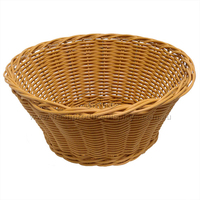 POLY BASKET ROUND NATURAL 400X400X200