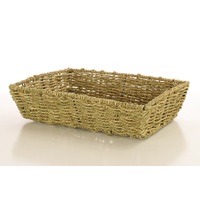 SEAGRASS TRAY RECT 29X40X10 NATURAL