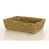 SEAGRASS TRAY RECT 26X37X9 NATURAL