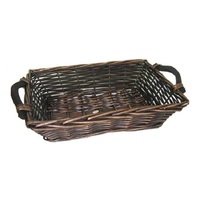 WILLOW TRAY STAINED 27X40X10CM