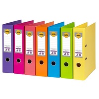 BINDER A4 LEVER ARCH PVC SUMMER COLOURS