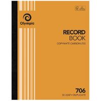 OLYMPIC 706 RECORD DUPLICATE CARBONLESS