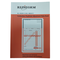 REDIFORM CREDIT/ADJ BOOK A5 CARBONLESS