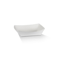 WHITE UNCOATED PAPER TRAY #2 95X55X35MM
