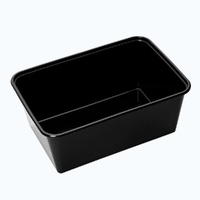 BONSON BLACK 1000ML CONTAINER RECTANGLE