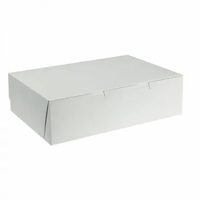 CAKE BOX 1/2 SLAB 385X425X100MM  50PK
