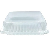 CLEAR DOME SLAB BASE+LID 199X229X50MM