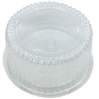 LARGE CLEAR CAKE DOME BASE+LID 216X100MM