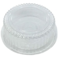 MEDIUM CLEAR CAKE DOME BASE+LID 216X75MM