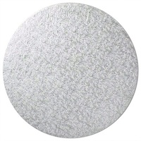 MASONITE CAKE BOARD CIRCLE 10" SILVER