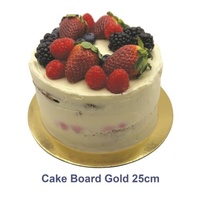 MASONITE CAKE BOARD CIRCLE 10" GOLD