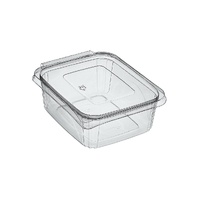 BONSON RPET FLAT 1000ML HINGED CONTAINER