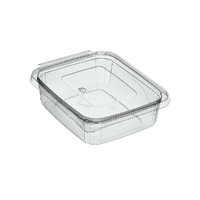 BONSON RPET FLAT 750ML HINGED CONTAINER
