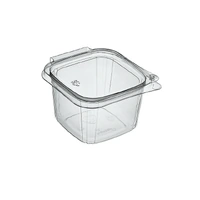 BONSON SQUARE 650ML RPET HINGED LID