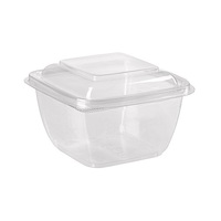 ICUBE 450ML SQUARE HINGED LID CONTAINER