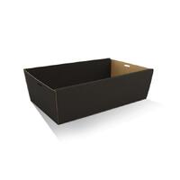 BLACK CATER TRAY MEDIUM 360X255X80MM