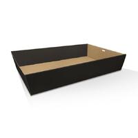 BLACK CATER TRAY EXLARGE 450X310X80MM