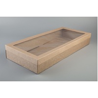 KRAFT CATER TRAY LARGE 560X255X80MM