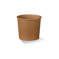 PAC KRAFT PAPER BOWL 16OZ/520ML