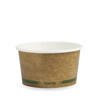 BIOPAK BOWL 12OZ KRAFT