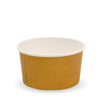 BIOPAK 5OZ PAPER ICE CREAM CUP BROWN