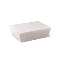 LUNCH BOX WHITE LARGE 190X140X65MM