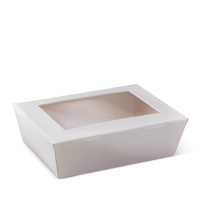 LARGE WINDOW LUNCH BOX WHITE