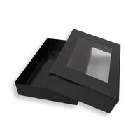 WINDOW COOKIE BOX BLACK LARGE 255X175X50