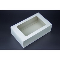 WINDOW MACARON BOX 12PC 190X110X55MM