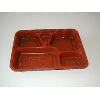 566 BENTO COMPARTMENT LUNCHBOX RED