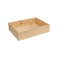 PINE CRATE SMALL 400X300X90MM