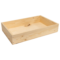 PINE CRATE 560X375X110MM NO HANDLES