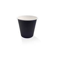 8OZ CUP SINGLE WALL BLACK *PAC*