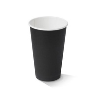 16OZ CUP SINGLE WALL BLACK *PAC*