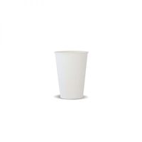 8OZ SQUAT CUP SINGLE WALL WHITE