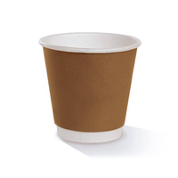 8OZ SQUAT CUP COMPOSTABLE DOUBLE WALL