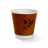 8OZ SQUAT CUP COMPOSTABLE DOUBLE WALL