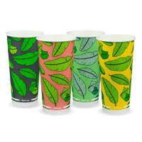 22OZ LEAF COLD PAPER BIOCUP