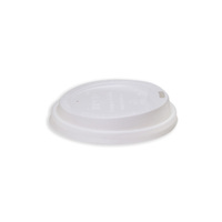 90MM COFFEE LID 12/16OZ - WHITE