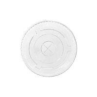 78MM FLAT LID FOR 6OZ-8OZ PET CUPS