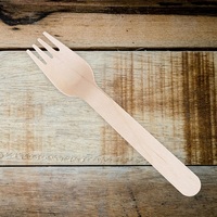 WAXED WOODEN FORKS