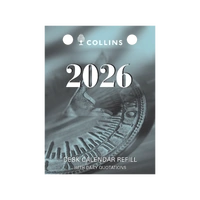 2026 COLLINS DESK CALENDER REFILL (TOP)