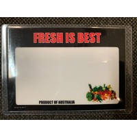 LAMINATED CARD A6 FRESH IS BEST BLACK